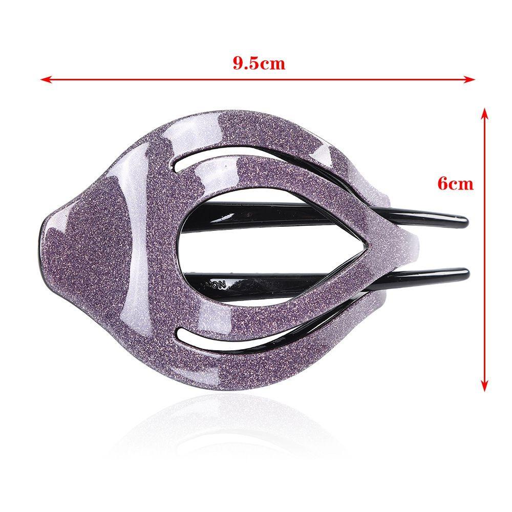 Kẹp Tóc Càng Cua Họa Tiết Trái Tim / Hình Học Rỗng Dễ Thương Ngọt Ngào Thời Trang Mùa Hè WMES15H