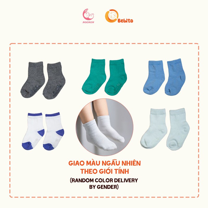 Tất trẻ em TURBAN tất chống trượt cho bé chất liệt cotton co giãn đa chiều - sp 28