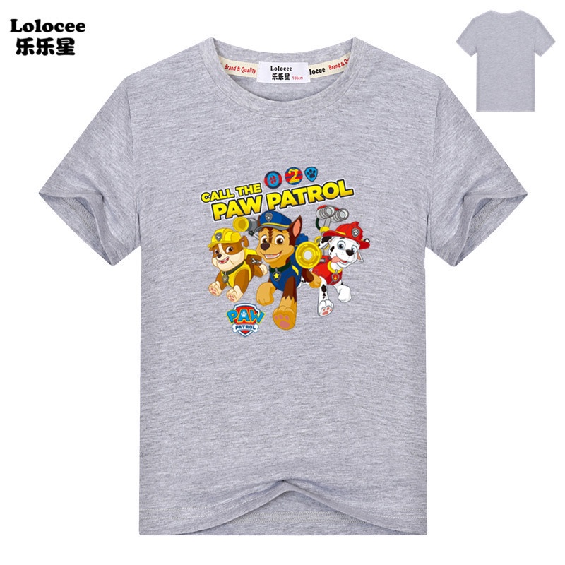 Bé trai hoạt hình Puppy Dog Tee Pals In Tee Tops Trẻ em 3D vui T áo