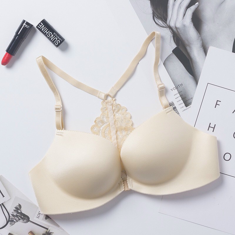 Sale 70% Áo ngực không gọng cài khóa trước đệm dày 3 cm size 32, 34 , 36 dùng cho các bạn ngực nhỏ