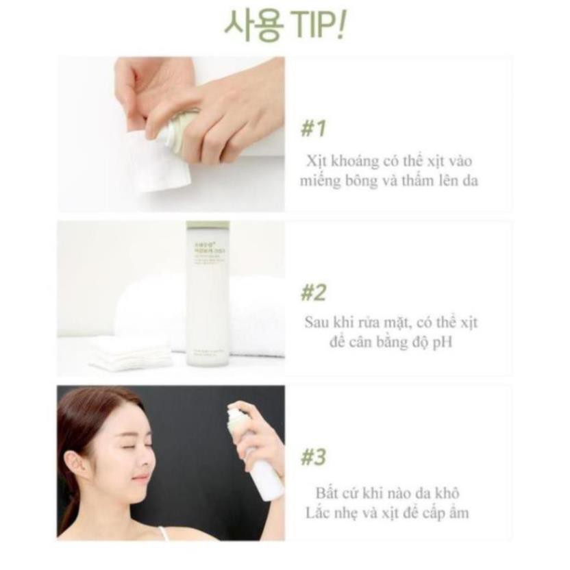 XỊT KHOÁNG LÚA MẠCH Green Barley Cream Mist - THUẦN CHAY CHO LÀN DA LÁNG MỊN | BigBuy360 - bigbuy360.vn