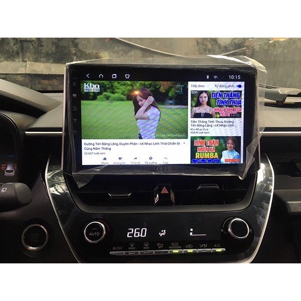 Màn Hình Android 10 inch Cho Xe CROSS 2020-2022 - Đầu DVD Android Kèm Mặt Dưỡng Giắc Zin Toyota CROSS - Điều Khiển Giọng