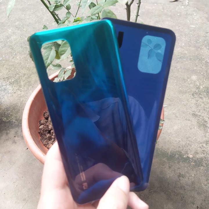 Nắp lưng xiaomi mi 10 lite khít máy, mặt lưng mi 10 lite nhiều màu