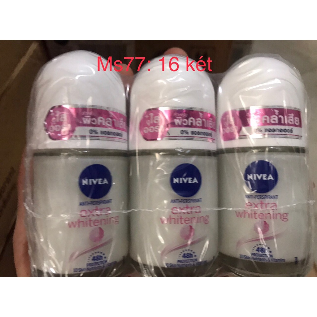Lăn nách Nivea ngọc trai 25ml Thailand