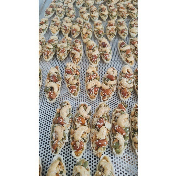 Bánh thuyền siêu hạt dinh dưỡng healthy phù hợp người ăn kiêng giảm cân, tiểu đường, ngũ cốc ăn vặt ngon rẻ Sài Gòn