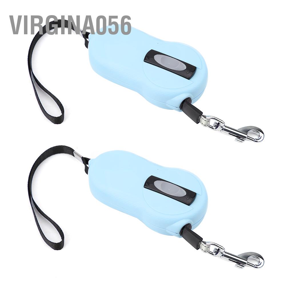 Virgina056 Virgina056 Dây xích cho chó có thể thu vào - Băng phản quang Nylon vật nuôi hạng nặng  Khóa giải phóng Tangle