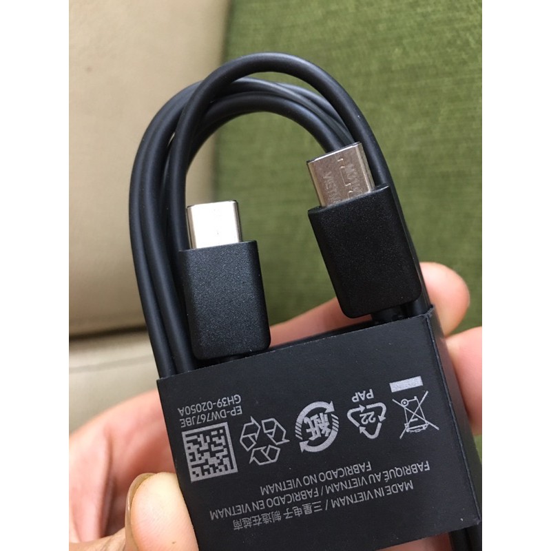 Cáp sam sung type c 1,8m( combo 2 dây )