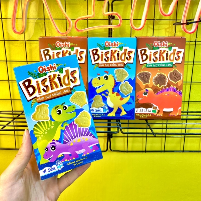 Bánh quy khủng long Biskids Oishi