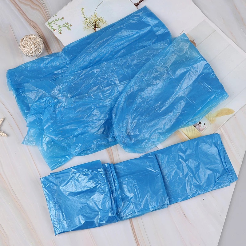 1 Cặp Vỏ Bọc Giày Đi Mưa Bằng Nhựa PE Dày Chống Trượt Chống Nước Dùng 1 Lần