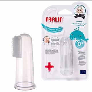 Bàn chải xỏ ngón đánh răng farling bf.117 100% silicon