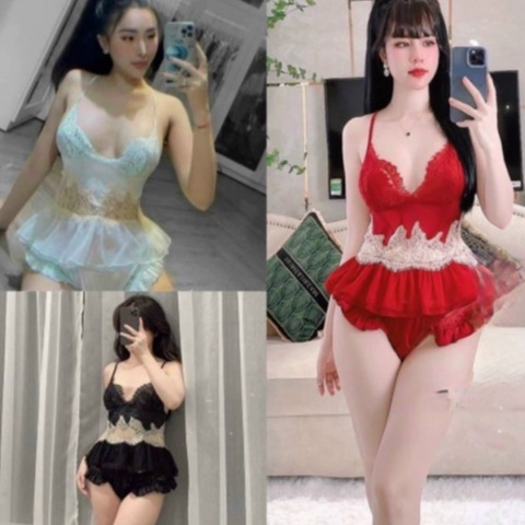 Váy ngủ lụa hai dây thắt eo sexy  - Hàng Quảng Châu cao cấp - SP023