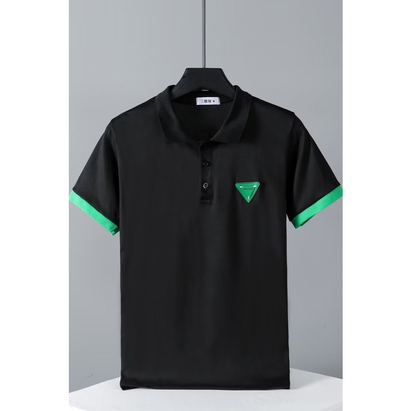 Áo Thun POLO Tay Ngắn Dáng Rộng Cài Nút Phong Cách Hàn Quốc Thời Trang Cho Nam Size M-3XL