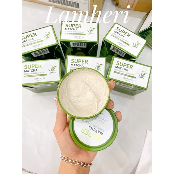 Mặt Nạ Đất Sét Trà Xanh SOME BY MI Super Matcha Làm Sạch Lỗ Chân Lông 100g