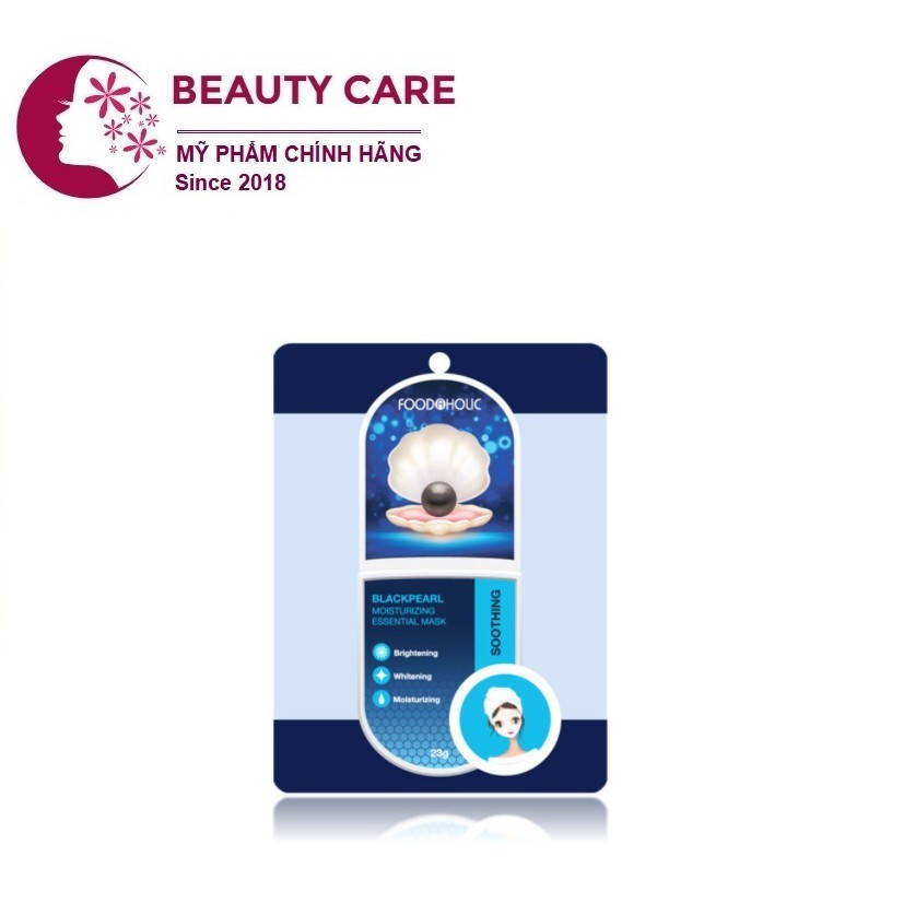 Mặt nạ Ngọc Trai dưỡng da chuyên sau Foodaholic BLACKPEARL Moisturizing Essential Mask 23g