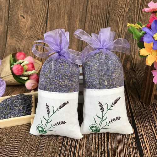 Túi thơm hoa lavender oải hương sấy hoa khô treo phòng khử mùi không khí tủ quần áo mùi hương dễ chịu giúp ngủ sâu