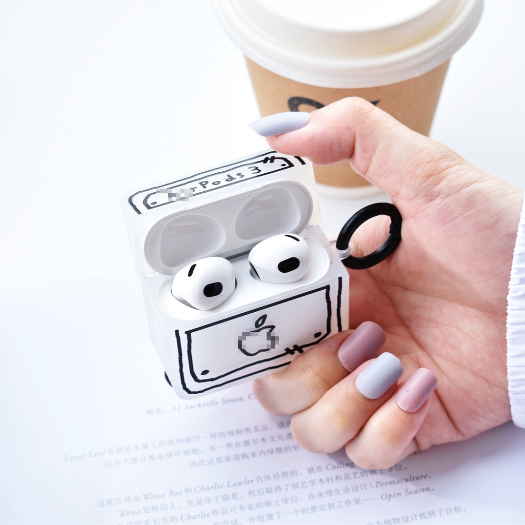 Personalized hand-painted pattern headphone case for APods3gen case headphone case 2021 new for APods3 headphone case compatible with APodsPro case APods2gen case