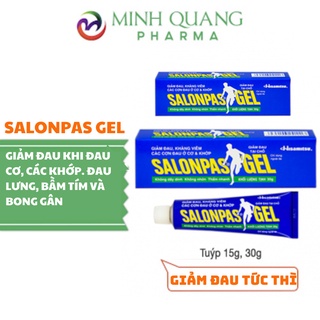 Salonpas Gel tuýp 15g - 30g. Salonpas dán