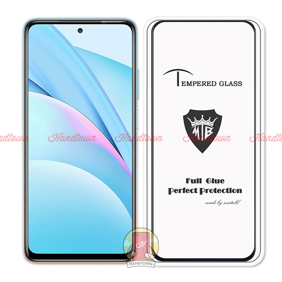 Kính Cường Lực 9H Mietubl Xiaomi Mi 10T Lite Redmi Note 9 Pro 5G Full Màn Full Keo Thế Hệ Mới Chống Va Đập Độ Trong Suốt