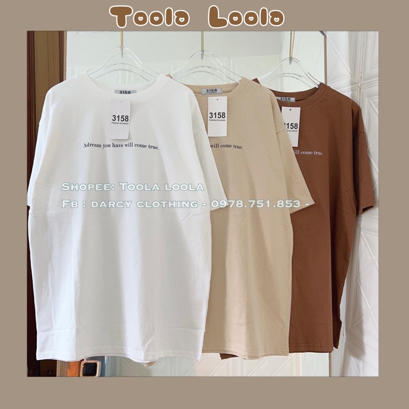 Áo Thun 3158 ✨ Freeship ✨ Adream Have... Áo Phông Cotton Unisex