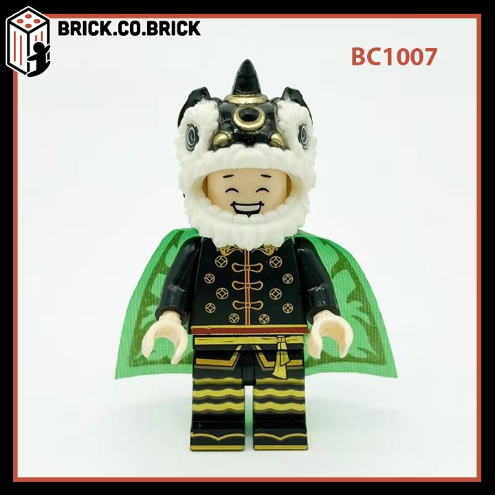 Múa Lân Sư Rồng Ngày Tết Đồ chơi Lắp ráp Lễ Hội BC1001 BC1013