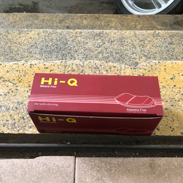 Má phanh trước kia bongo3 k3000 má phanh trước KIA-k3000 HIQ Đỏ (1 bộ 4 cái)