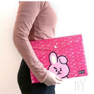 Bìa đựng hồ sơ phong cách BT21 hoạt hình dễ thương