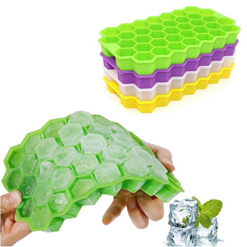 Combo 2 Khay nhựa làm đá tổ ong - BX2519