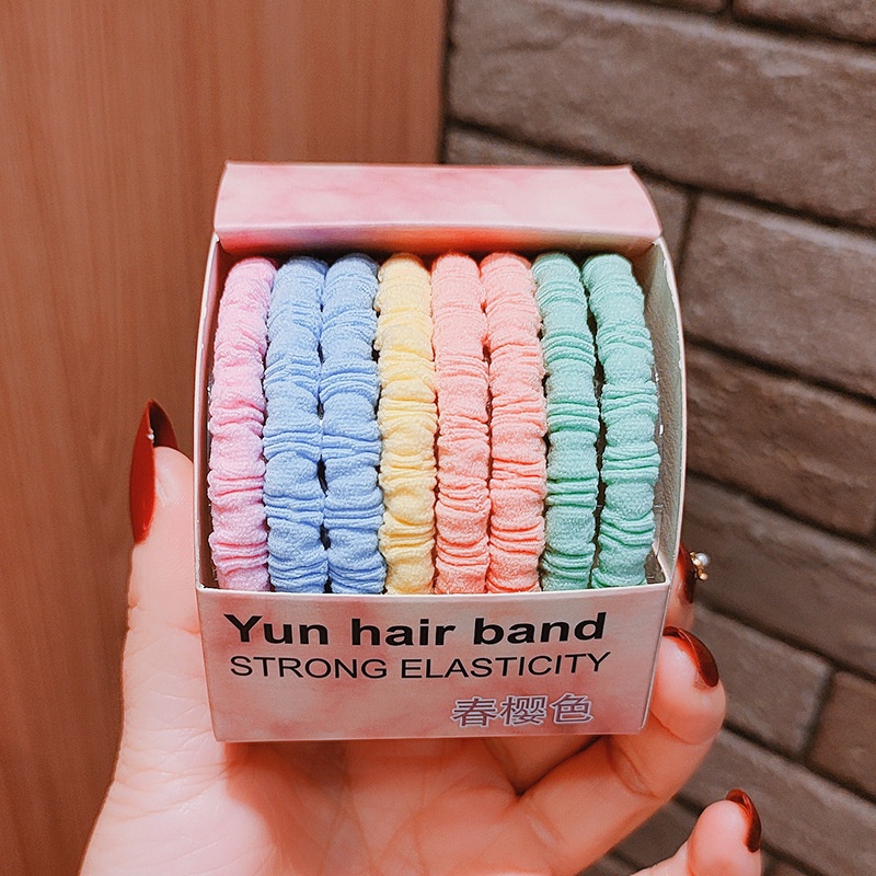 Set cột tóc cho nữ nhiều kiểu đan phụ tiện tóc thời trang bao đẹp