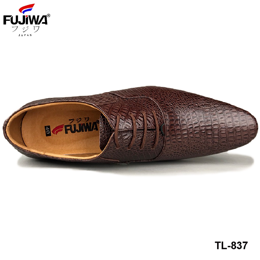 Giày Tây Da Bò Nam FUJIWA - TL837. Đế Được Khâu Trực Tiếp Với Da Bò Bằng Chỉ Loại 1. Có Size:  38, 39, 40, 41, 42, 43