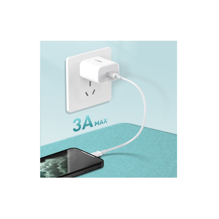 Cóc sạc nhanh LANEX P06A (1 Cổng Type-C 3.0A, PD 3.0, 20W)