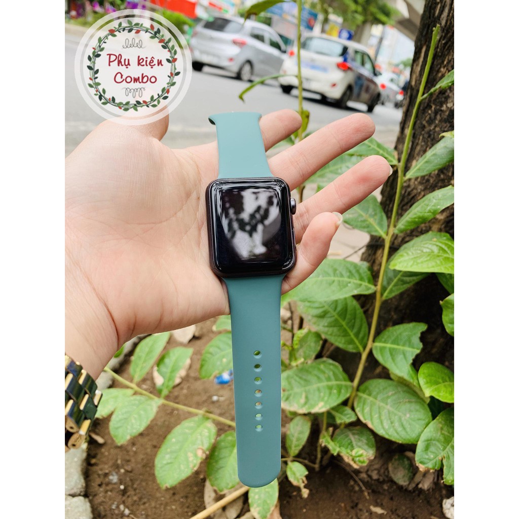 [Có Màu Xanh Midnight]Dây đeo cao su Sport band dành cho Apple Watch 38/40mm - 42/44 mm sang trọng và bền đẹp