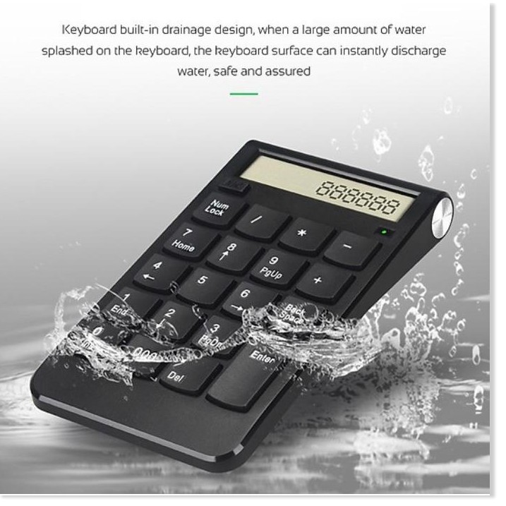 🇳 🇪 🇼®️ Máy tính bỏ túi Number Pad Wireless LCD Mac windows | BigBuy360 - bigbuy360.vn