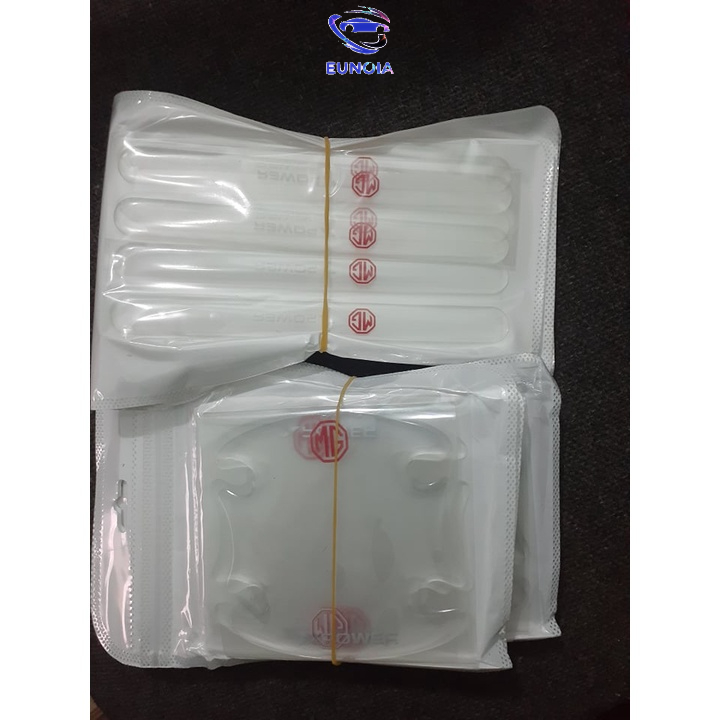 [MG] Bộ 10 Miếng Dán Silicon Chống Xước Hõm Cửa, Tay Nắm Cửa , Gương Ô Tô Xe Hơi Có Logo Hãng Xe Mg
