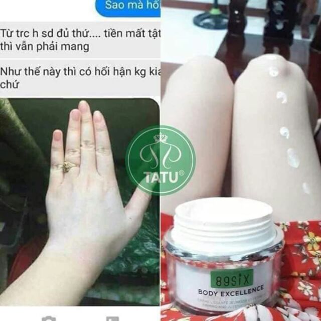 KEM BODY TRUYỀN TRẮNG TATU LUXURY