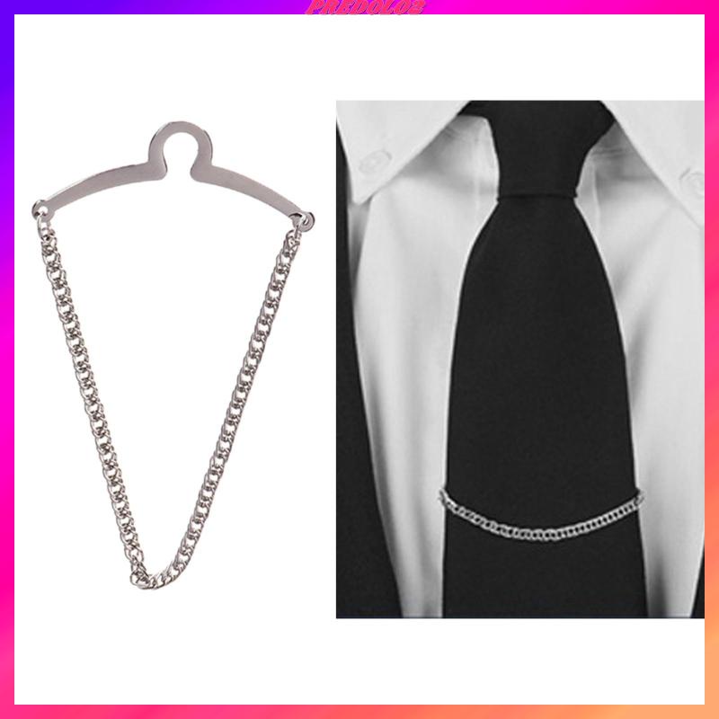 [Predolo2] Cà Vạt Nam Thời Trang Màu Bạc Cổ Điển