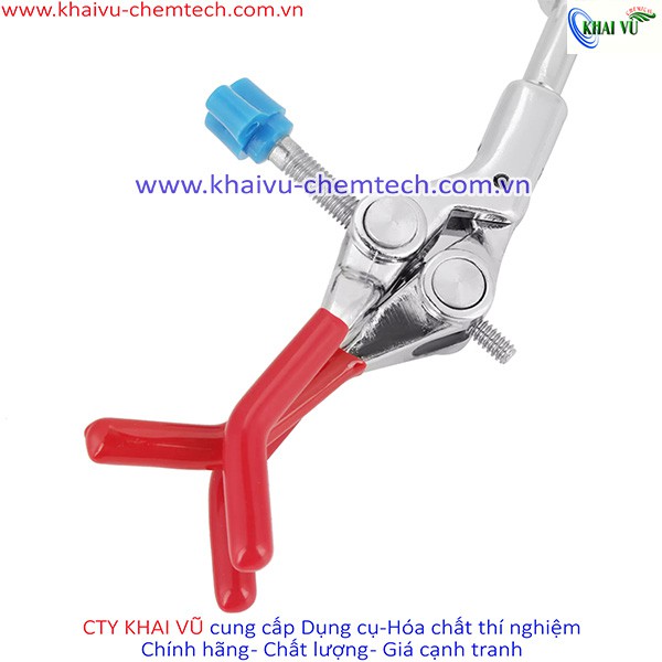 Kẹp 3 ngón (3 chấu) bằng hợp kim bền bỉ CÓ KHÓA Ở ĐẾ dài 22cm