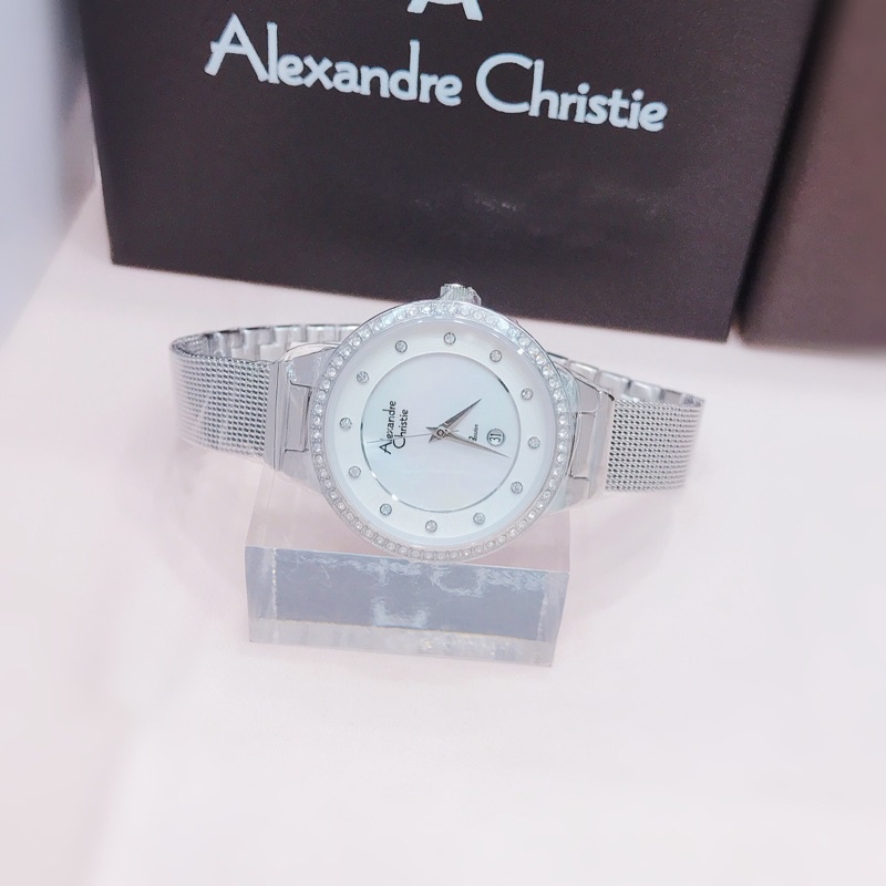Đồng hồ đeo tay nữ hiệu Alexandre Chrities 2671LDBSSSL
