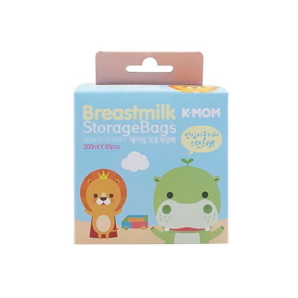 Túi trữ sữa K-mom Hàn Quốc 200ml (Nhập Khẩu Chính Hãng)