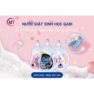 Nước giặt xả quần áo 2 in 1 Gabi cao cấp thơm lâu, sạch sâu - Dung tích 3.6L