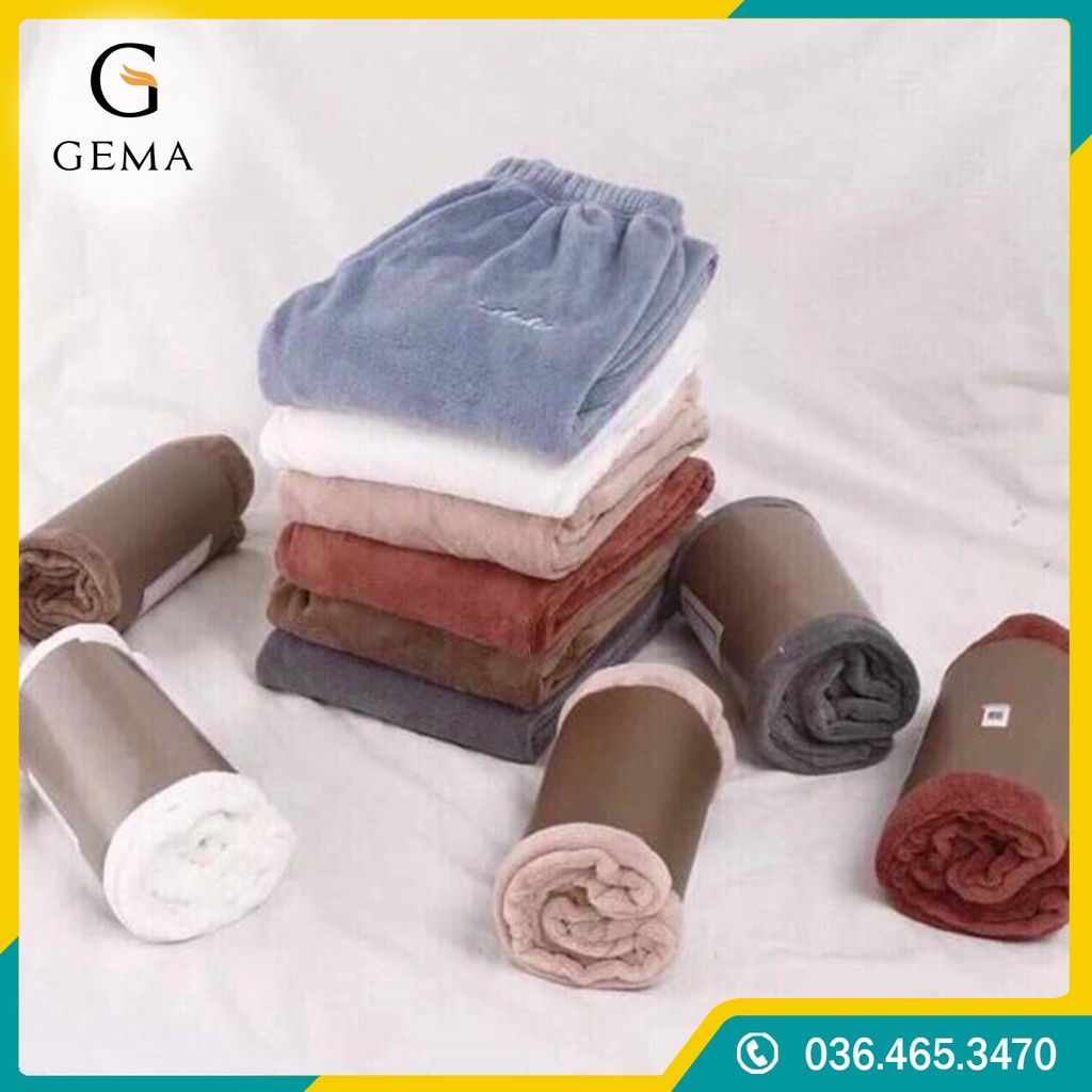 [BÁN CHẠY] Quần Nỉ Bông Lông Cừu Dày Dặn Siêu Ấm Siêu Mịn