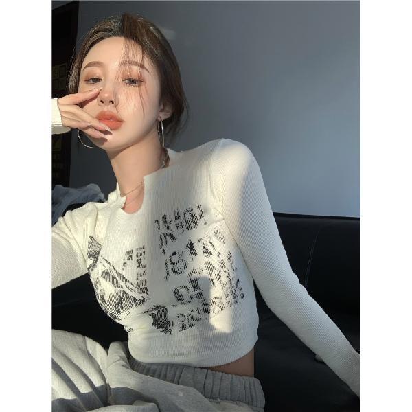 Áo thun tay dài thiết kế mới thời trang mùa hè dành cho nữ