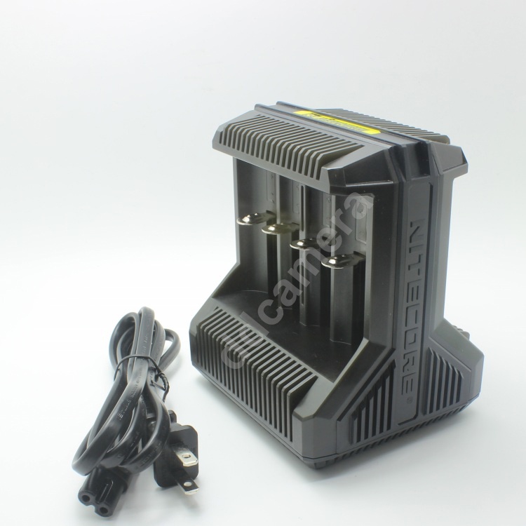 Sạc pin đa năng Nitcore I8 sạc pin 18650, sạc 8 pin song song8650, 26500, 26650, 18500, AA, AAA, C ,...)