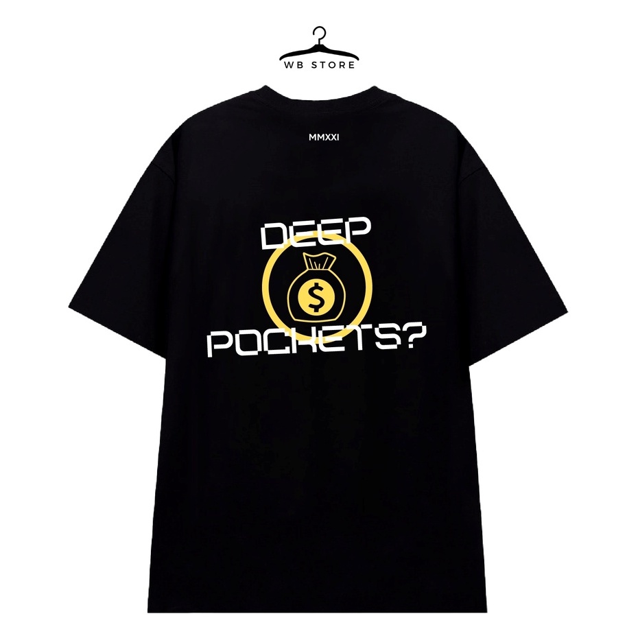 Áo thun Unisex WB Signature Áo thun nam nữ tay lỡ form rộng oversize trắng đen | BigBuy360 - bigbuy360.vn