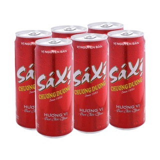 Lốc 6 lon xá xị chương dương 330ml