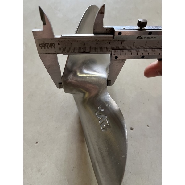 Chân vịt inox AB 13hp trơn SPS chân vịt 2 cánh máy xăng inox 304