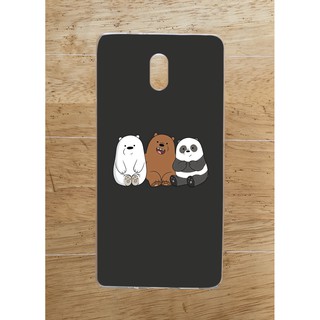 Ốp Lưng Nokia 3 (Dẻo) - Hình Gấu Thỏ Heo