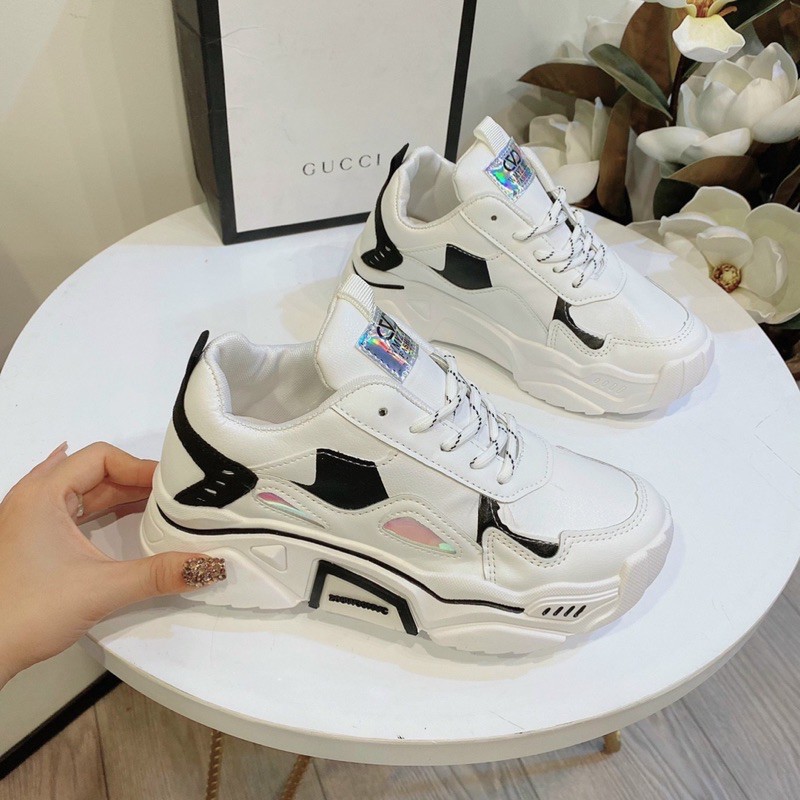 GIÀY BATA NỮ ĐẾ THÔ PHỐI MÀU SIÊU XINH