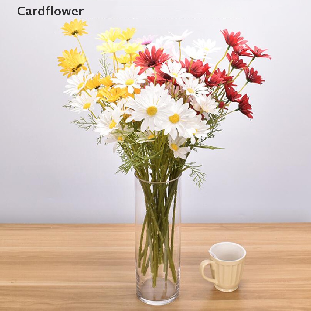 Bó Hoa Cúc Giả 5 Bông Trang Trí Tiệc Cưới Mới