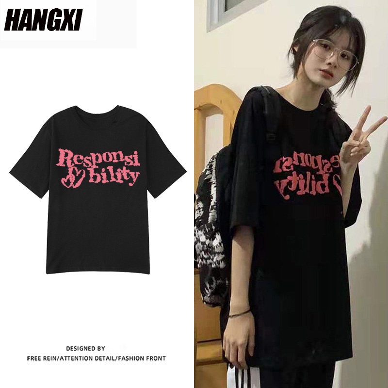 NRVP Áo Thun Tay Ngắn Cổ Tròn Thời Trang Mùa Hè Phong Cách Hàn Quốc 2022 Cho Nam Và Nữ