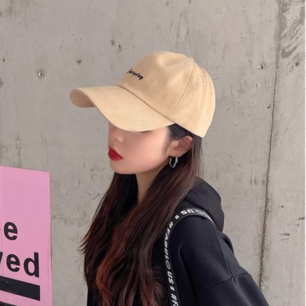 Mũ Lưỡi Trai Nón Kết Thêu Chữ Everyday 344 Phong Cách Ulzzang Form Unisex Nam Nữ - Hazo